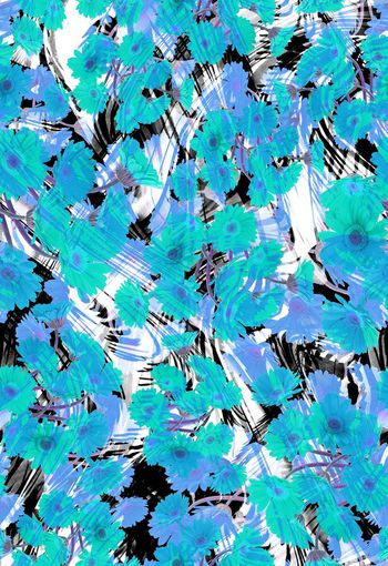 280377-多彩菊花花卉花朵组合