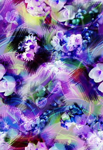 280430-多彩花卉花朵组合