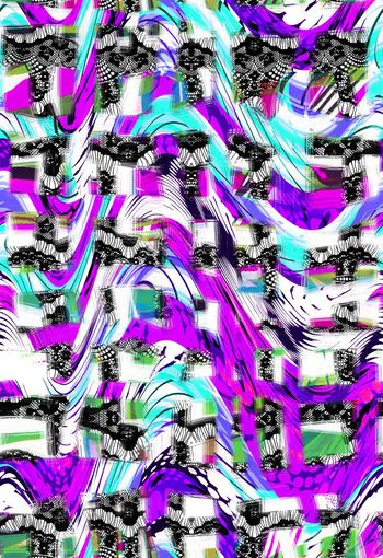 280440-多彩抽象格纹