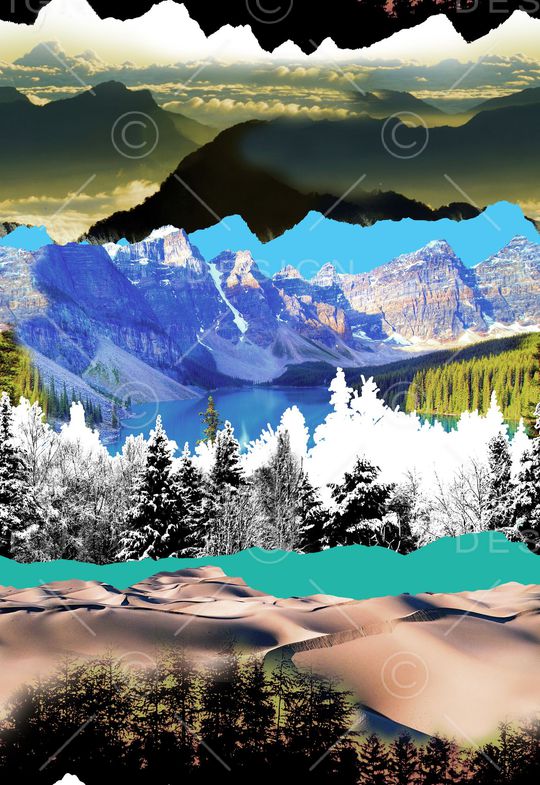 风景印花华亿平台图片