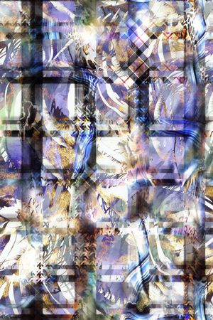 抽象印花华亿平台图片