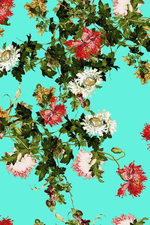 中国风印花华亿平台图片