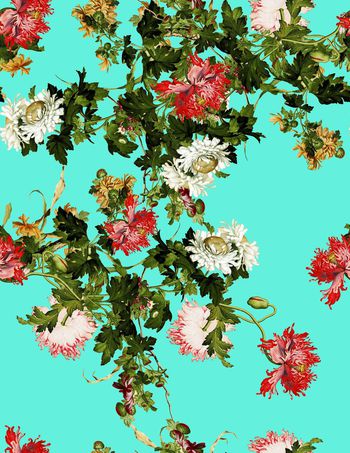 中国风印花华亿平台图片