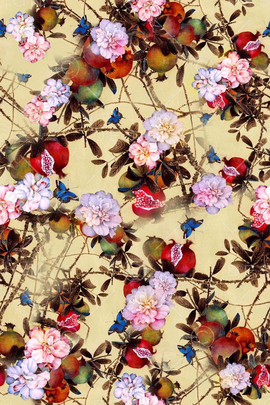 中国风印花华亿平台图片