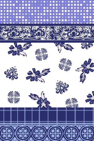 青花印花华亿平台图片