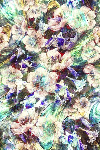 281019-数码纹路花卉