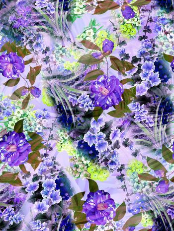 281029-多彩花卉花朵组合