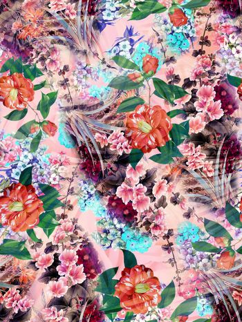 281030-多彩花卉花朵组合