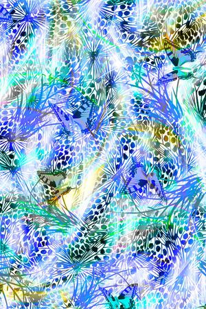 豹纹印花华亿平台图片