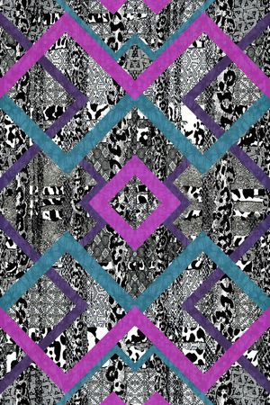 几何印花华亿平台图片