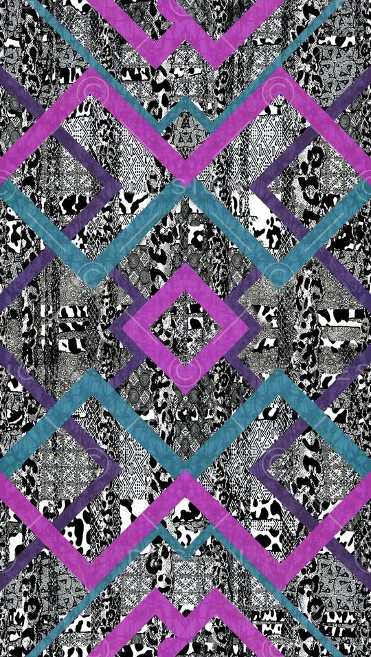 几何印花华亿平台图片