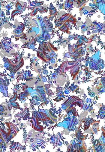 281124-多彩民族风腰果花佩斯利组合