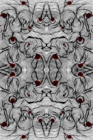 ♥红桃A〖线条奥秘〗印花华亿平台图片