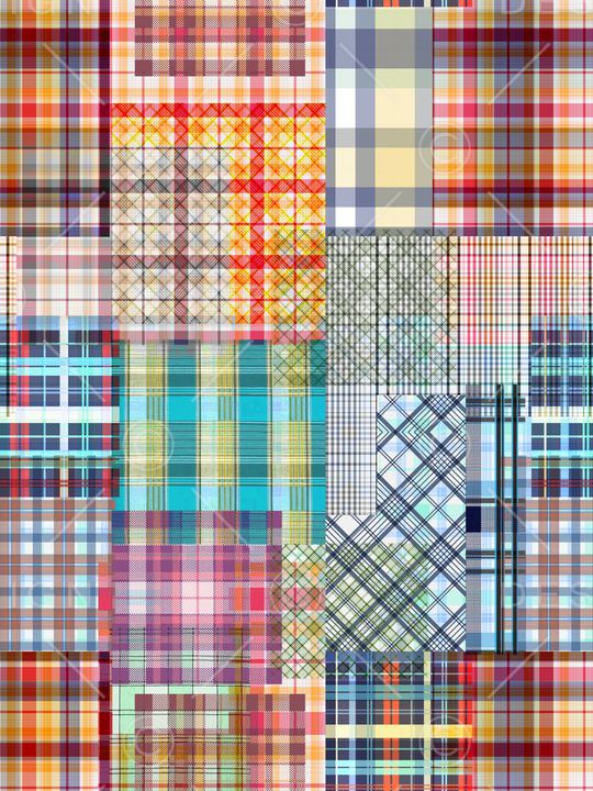 格纹印花华亿平台图片