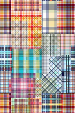 格纹印花华亿平台图片