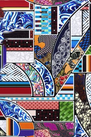 青花印花华亿平台图片