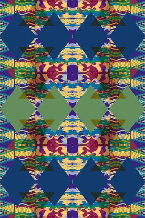 几何印花华亿平台图片