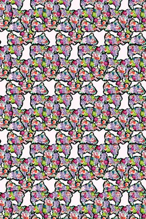 几何印花华亿平台图片