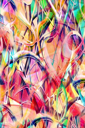 抽象印花华亿平台图片