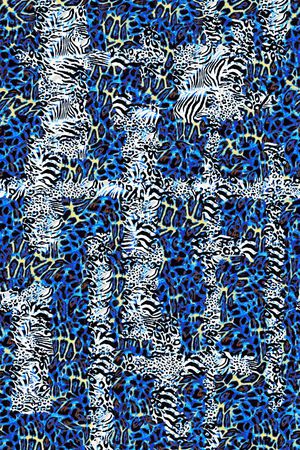 豹纹印花华亿平台图片