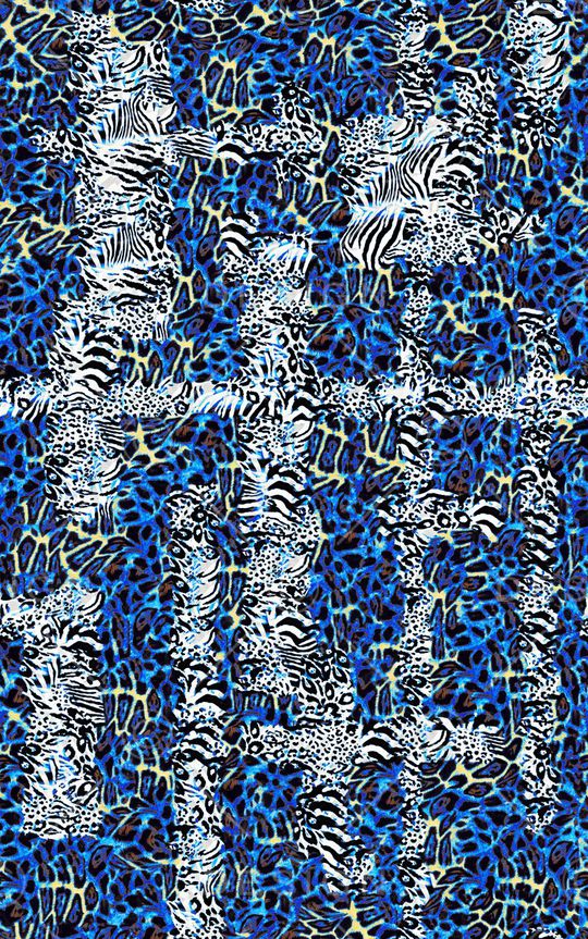 豹纹印花华亿平台图片