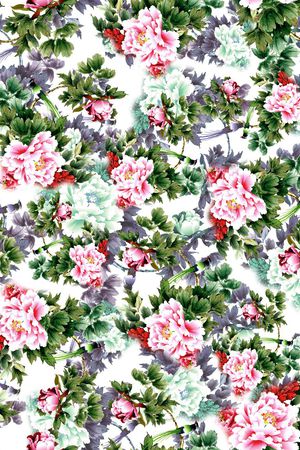 中国风印花华亿平台图片