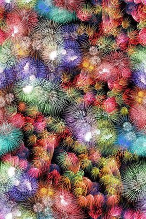 烟火印花华亿平台图片