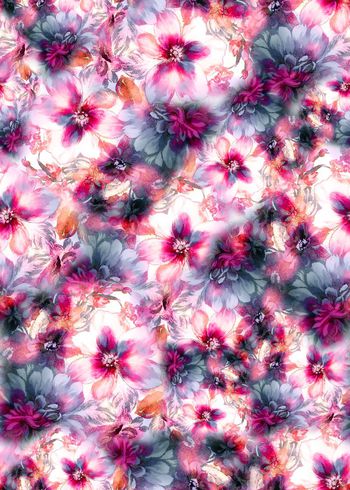 281523-多彩花卉花朵组合