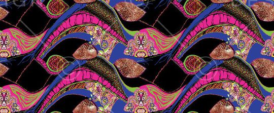 古典印花华亿平台图片