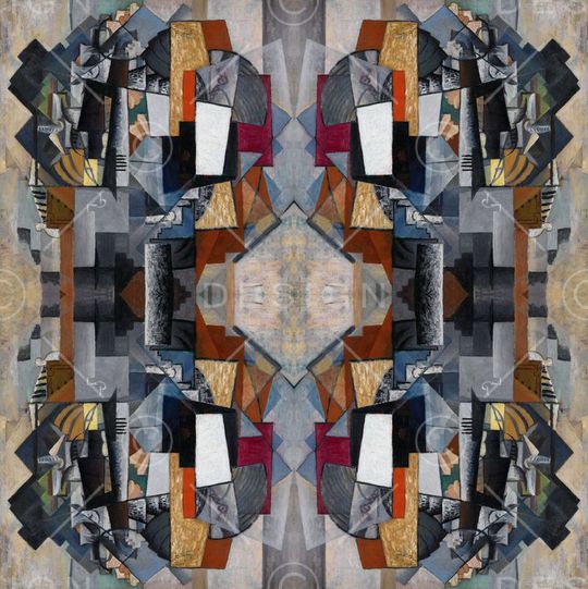 抽象印花华亿平台图片