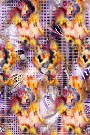 格子印花华亿平台图片