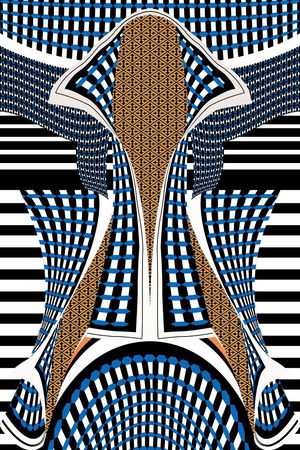 抽象印花华亿平台图片