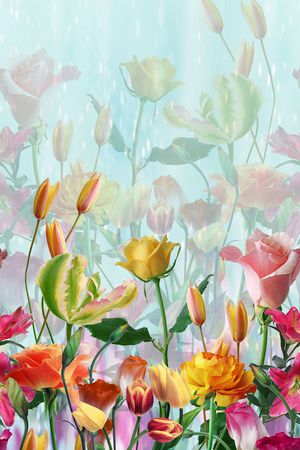 手绘印花华亿平台图片