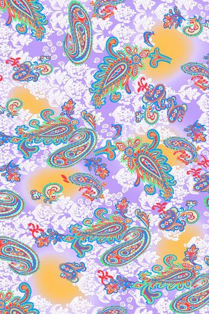 佩斯利涡旋纹印花华亿平台图片