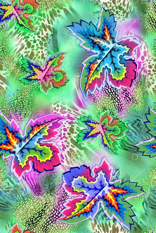 抽象印花华亿平台图片