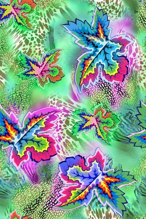 抽象印花华亿平台图片