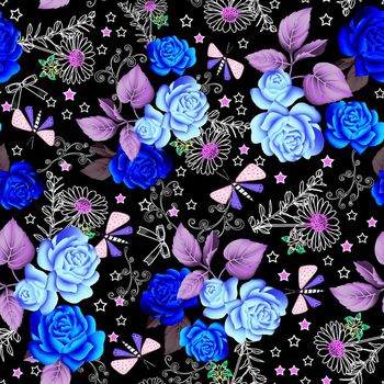 281966-花卉组合图案