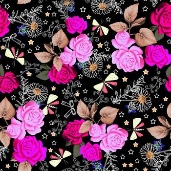 281968-花卉组合图案