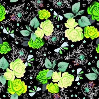 281969-花卉组合图案