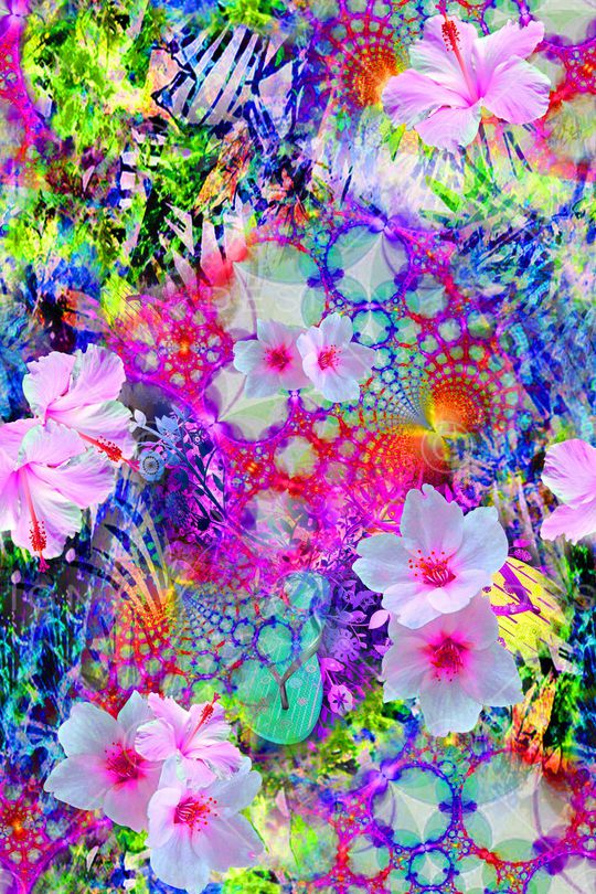 蕾丝印花华亿平台图片