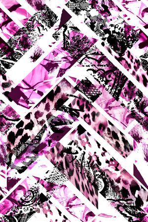 豹纹印花华亿平台图片