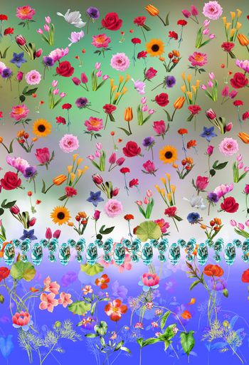 小花印花华亿平台图片