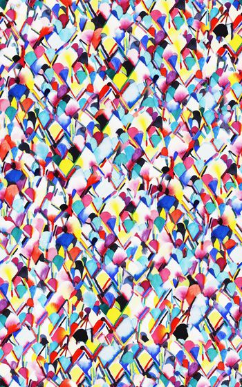 282243-几何扇形手绘风格