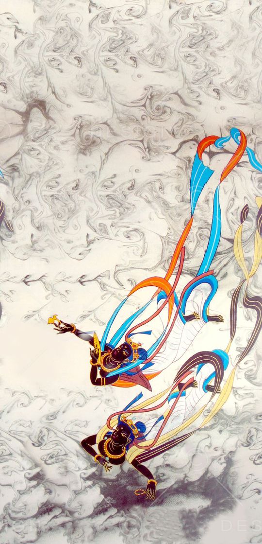 ♥红桃A〖中国风韵〗印花华亿平台图片