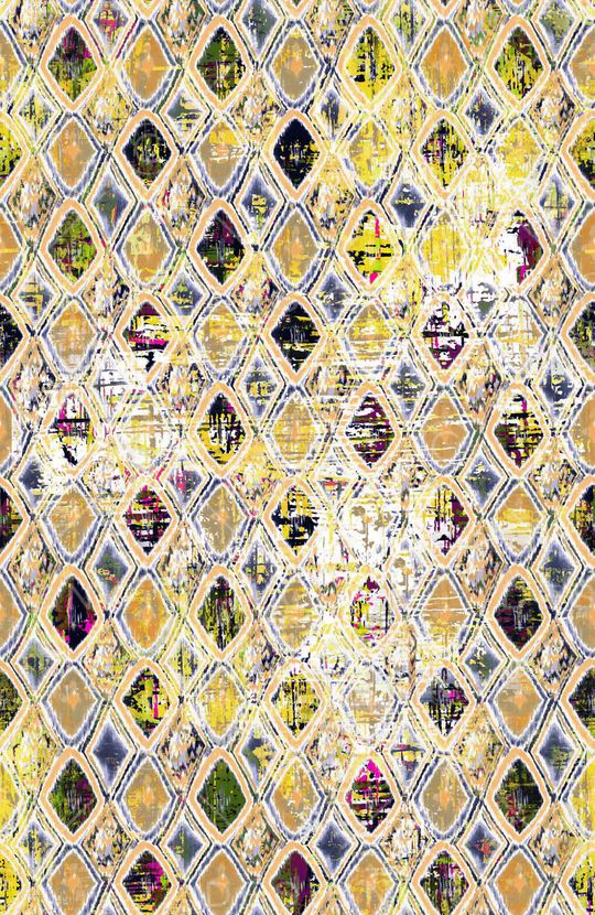 扎染效果印花华亿平台图片