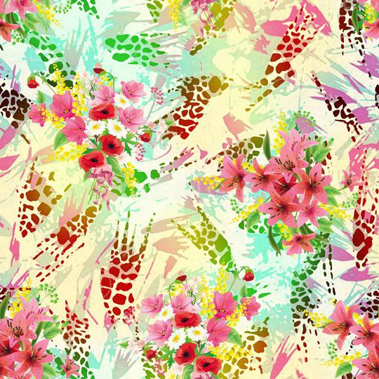 豹纹印花华亿平台图片