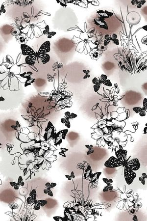 手绘印花华亿平台图片