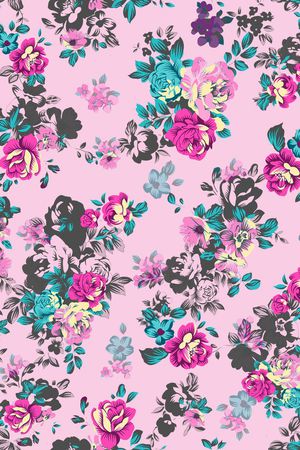 手绘印花华亿平台图片