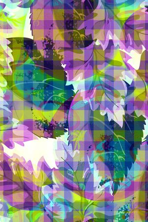 格子印花华亿平台图片