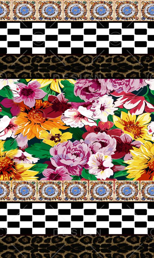 豹纹印花华亿平台图片